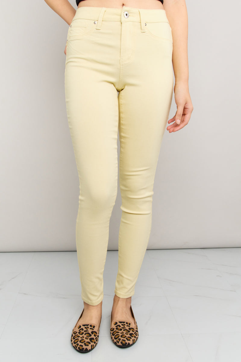YMI Jeanswear Hyper-Stretch Mid-Rise Skinny in Ba – Adrians Boutique