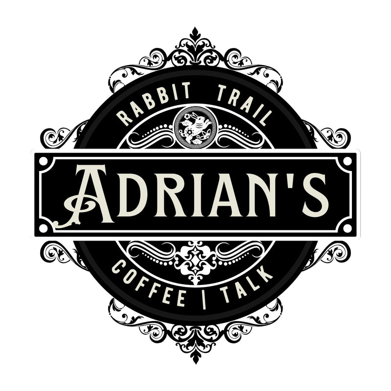 Adrian's RABBIT TRAIL Coffee Talk Tee