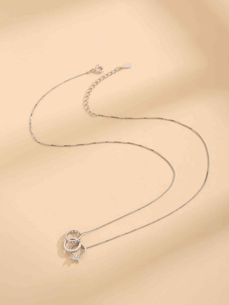 Zircon 925 Sterling Silver Necklace