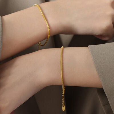 18K Gold-Plated Minimalist Bracelet