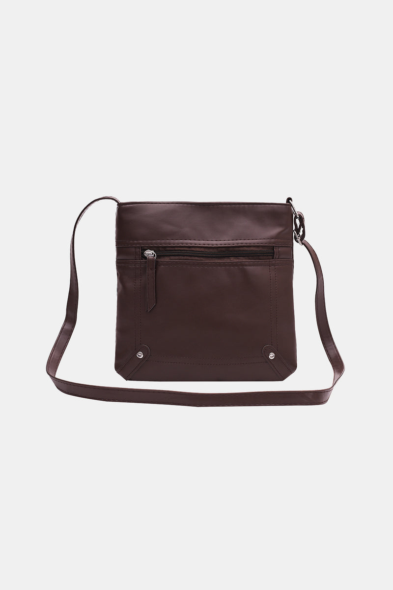 PU Leather Medium Crossbody Bag