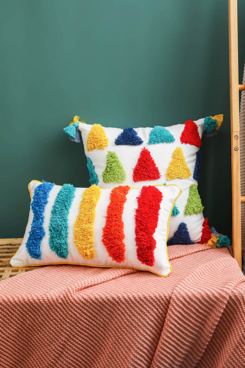 6 Picks Rainbow Style Pillow Cover