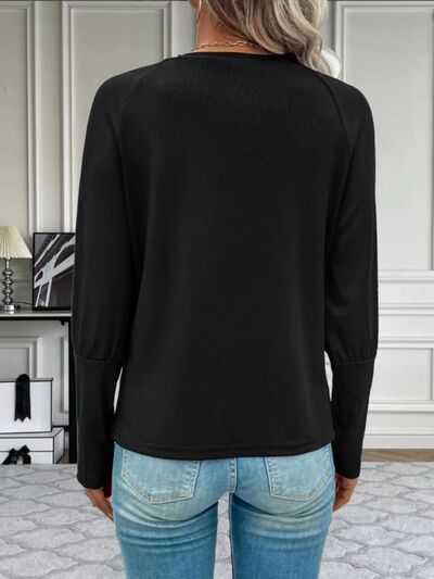 Round Neck Long Sleeve T-Shirt