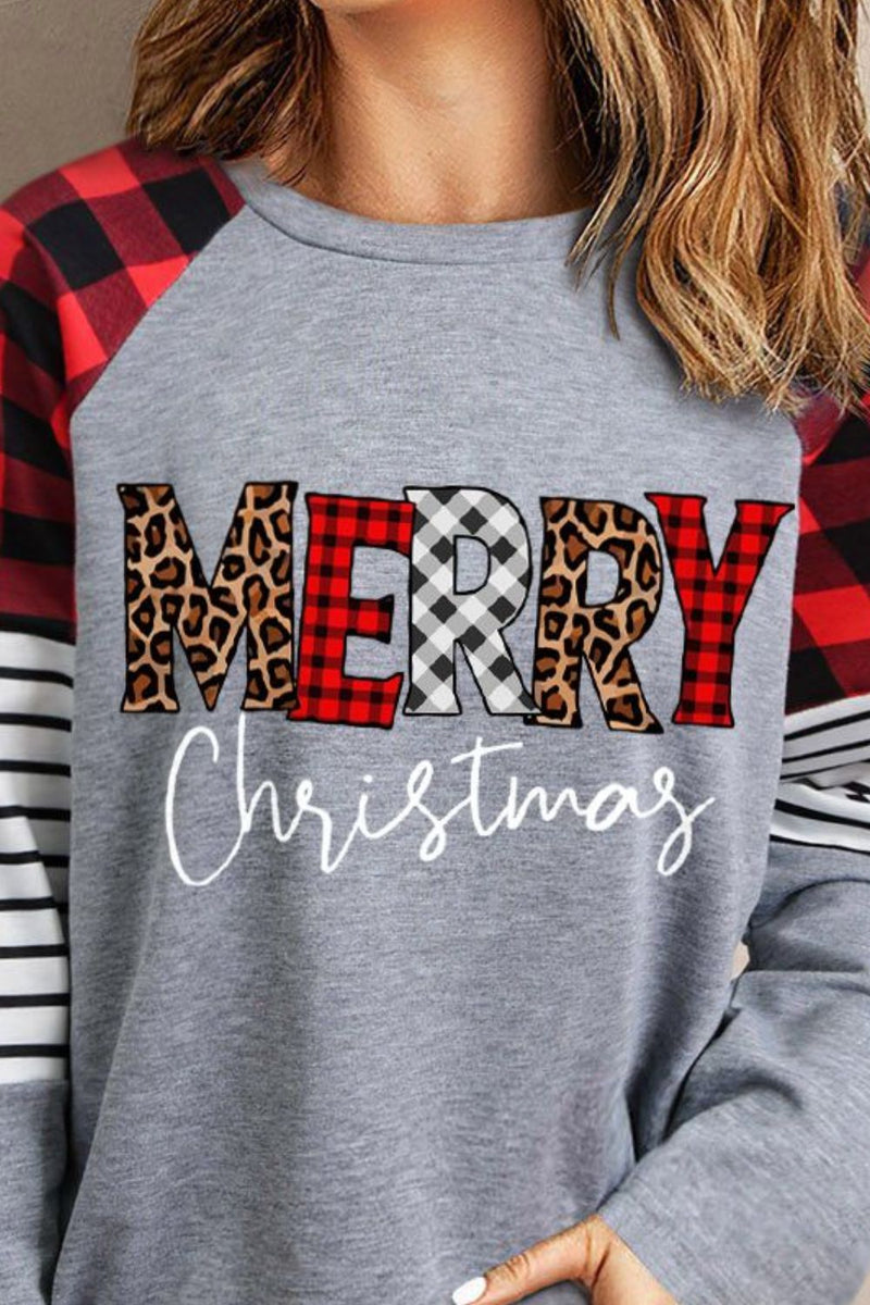 MERRY CHRISTMAS Graphic Sweatshirt