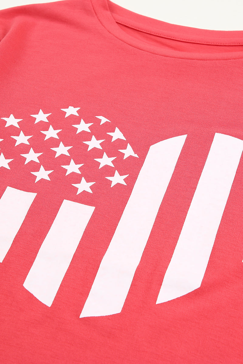 Stars and Stripes Graphic Tee Shirt