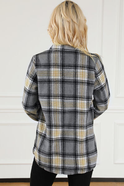 Plaid Button Up Long Sleeve Shirt