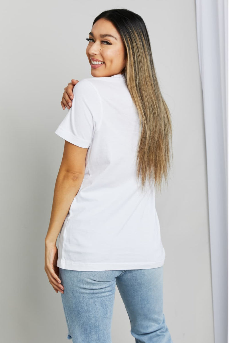 Simply Love SUNKISSED & SALTY Graphic Cotton T-Shirt